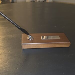 CROSS Wooden Pen Holder with Silver Accents